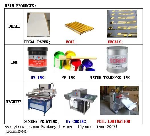 Foshan Yincai Water_Based_Ink Silk Screen Printing for Bike Wheels