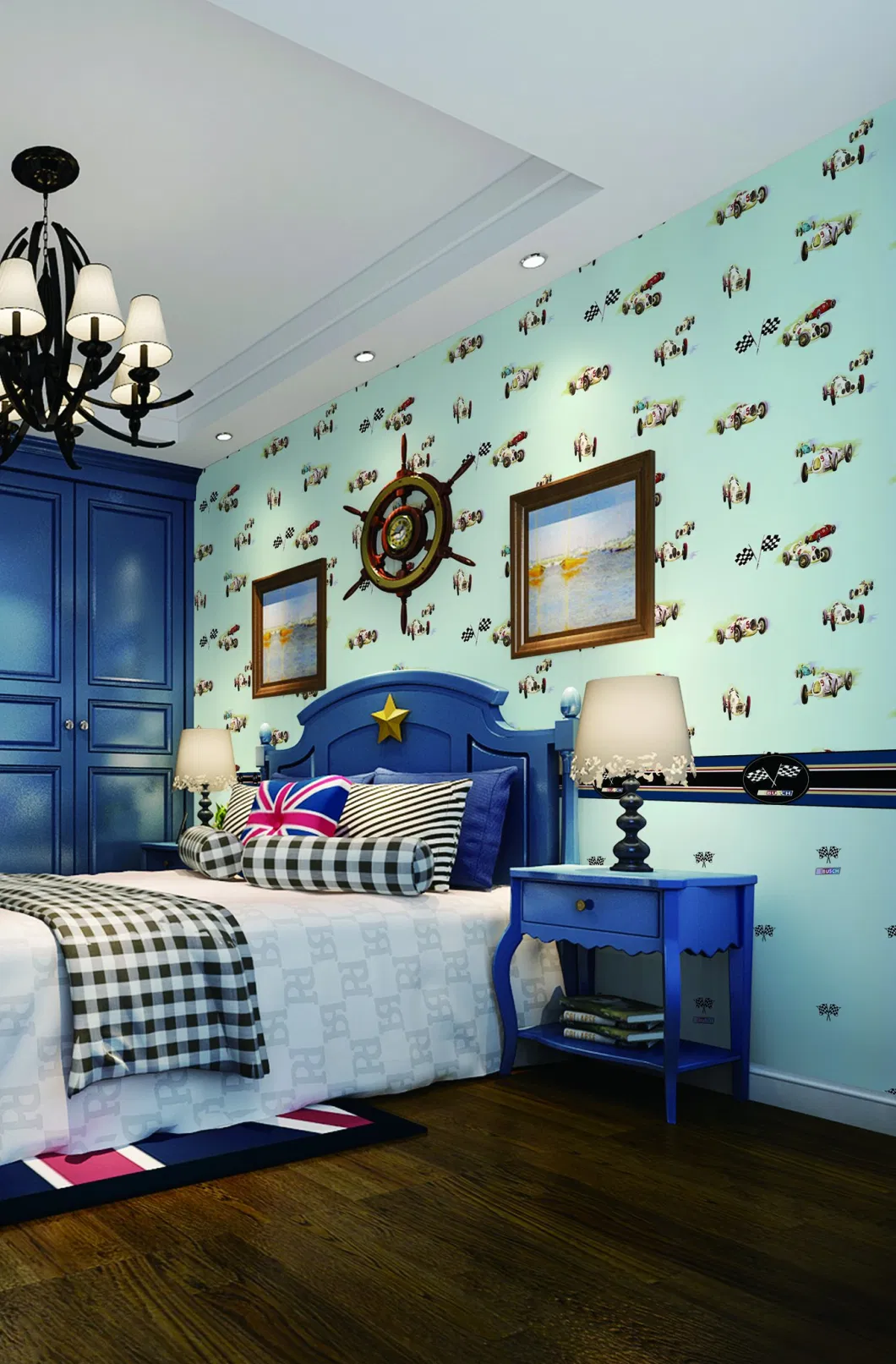 Pure Paper Kids Design Wallpaper for Children Room